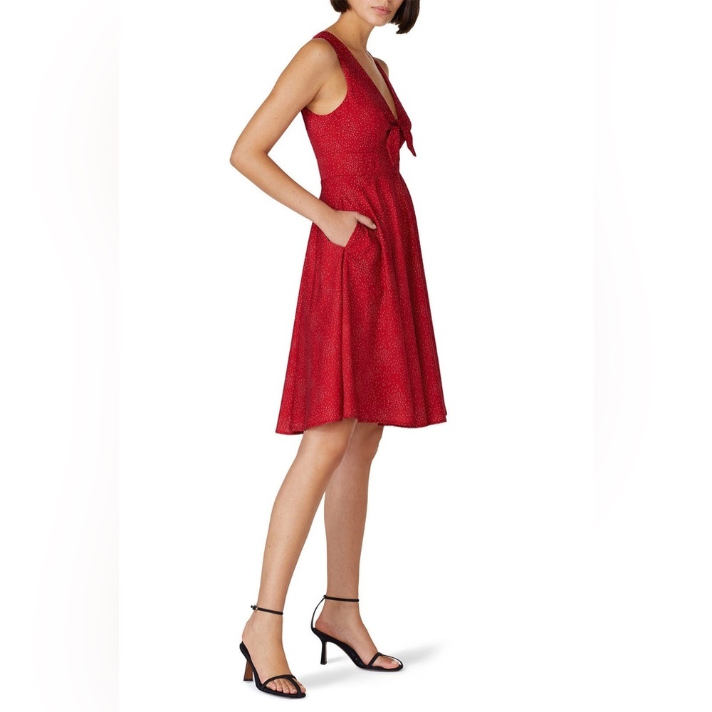 Hutch Reese Red Midi Dress Size XS, Small - Picture 3 of 11